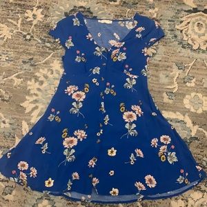 Blue Floral Dress